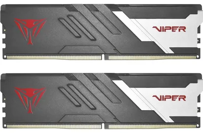 Zdjęcie produktu dla Patriot Memory Viper Venom PVV516G600C36K, 16 GB, 2 x 8 GB, DDR5, 288-pin DIMM, Czarny, Biały