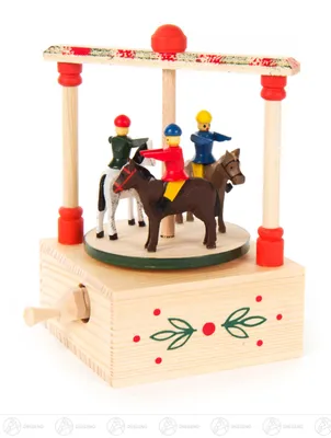 Produktbild von Musikdose Musikdose Reiterlein  Höhe ca 11 cm NEU