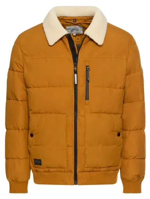 Immagine prodotto di Giacca bomber da uomo camel active, colore giallo, con colletto removibile, articolo menswear-27