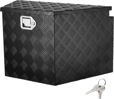 Produktbild von VEVOR, Anhänger-Werkzeugkasten, Aluminiumlegierung, 990 x 419 x 305 mm, mit Schloss & 2 Schlüsseln, Anhänger-Zungenbox, Wohnmobil, JL-TB09-4