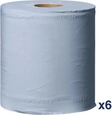 Produktbild von Tork - Poetsrol WIPING plus M2 Center Blue 128207 | Packung mit 6 Rollen