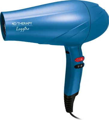 Zdjęcie produktu dla GA.MA Leggero Ion 4D Therapy, Prąd przemienny, Czarny, Niebieski, Monochromatyczny, Oczko do wieszania, 2,8 m, Włochy