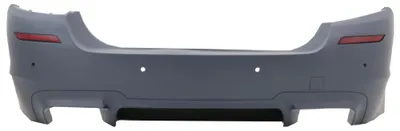 Immagine prodotto di Paraurti posteriore per BMW Serie 5 F10 11-17, design M5 con diffusore d'aria.