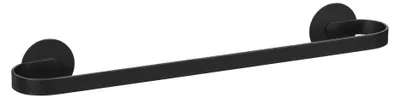 Produktbild von WENKO Handtuchstange Bivio Black Bade Halter 40cm schwarz Aluminium Ohne Bohren