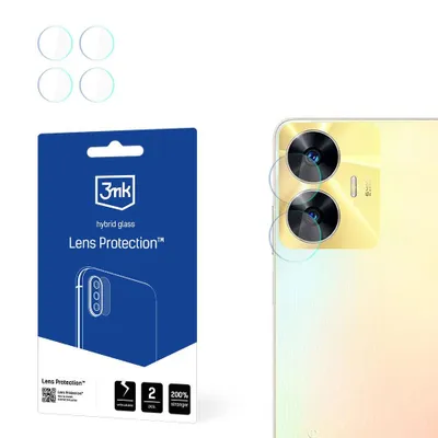 Produktbild von 3mk Hybridglas Lens Protection für Realme C55 Kamera Objektiv Kameralinse 0,16mm 6H (4 Stück)