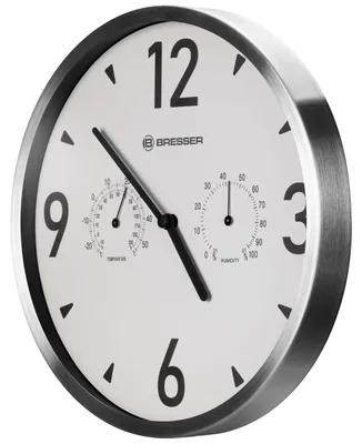 Produktbild von BRESSER MyTime DCF Thermo-Hygro-Wanduhr 25 cm