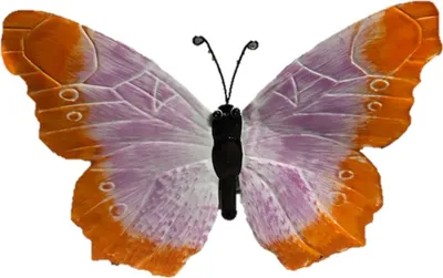 Produktbild von Gartendekoration Schmetterling Metall wetterfest, Wandmontage, 40 x 30 cm