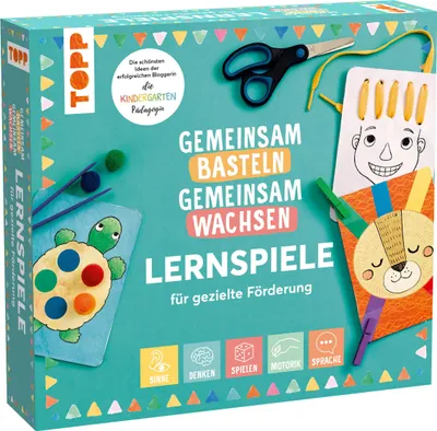 Produktbild von Gemeinsam basteln, gemeinsam wachsen - Lernspiel-Box für gezielte Förderung