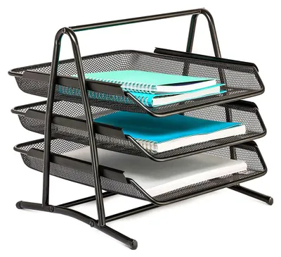 Produktbild von Dokumentenschubladen 3 Schubladen Regal-Organizer