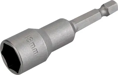 Produktbild von Bit-Stecknuss mit Magnet für Sechskantschrauben SW 10 mm - Bit-Stecknuss - Schlüsselweite 10 mm