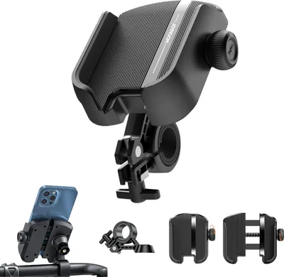 Zdjęcie produktu dla Uchwyt Joyroom JR-ZS431 na telefon na rower motocykl hulajnogę - czarny