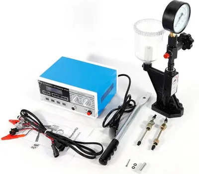 Obrázok produktu pre Tester vstrekovačov nafty - S60H - 600 bar 0-8000 PSI - medená zliatina - pre dieselové motory - komerčné použitie - modrý