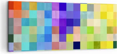 Produktbild von Bild auf Leinwand - Leinwandbild - Abstraktion modern - 120x50cm - Wand Bild - Wanddeko - Leinwanddruck - Bilder - Kunstdruck - Wanddekoration - Leinwand bilder - Wandkunst - AB120x50-4009