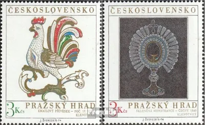 Produktbild von Briefmarken Tschechoslowakei 1974 Mi 2201-2202 (kompl.Ausg.) gestempelt Prager Burg