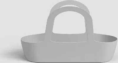 Produktbild von artevasi© PARIS Pflanztasche Hellgrau 43 cm - Kunststoff