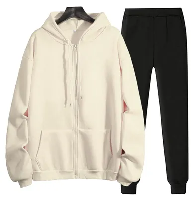 Immagine prodotto di Completo da jogging oversize da donna con felpa con cappuccio