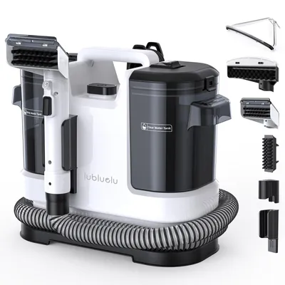 Produktbild von Lubluelu V6 Teppichreiniger Waschsauger Polsterreiniger 5IN1 13.500Pa 450W mit 2-Tank-System Nasssauger für Sofa Auto Teppich