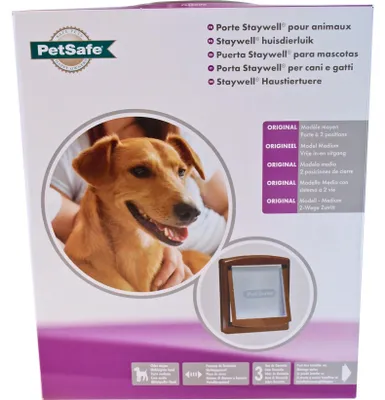 Productafbeelding van Petsafe Huisdierdeur Bruin/Transparant 755