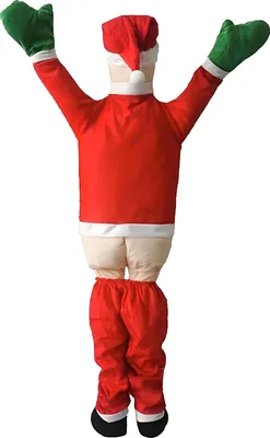 Produktbild von Großer Weihnachtsmann-Anhänger, niedlicher kletternder Weihnachtsmann zum Aufhängen, für die Außendekoration an Dach, Fenster oder Wand