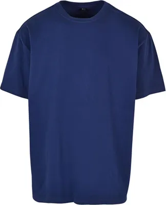 Produktbild von Build Your Brand BY102 | Herren Heavy Oversize Tee - Farbe: Dark Blue - Größe: XXL
