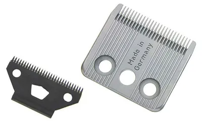 Ersatzmesser-Set für Haustierhaarschneider, 2,3 mm, Edelstahl, rot
