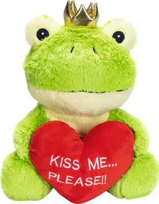 Produktbild von Beeztees Hundespielzeug Froschkönig aus Plüsch grün