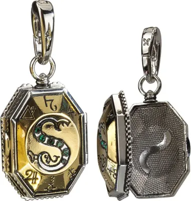 Zdjęcie produktu dla Noble Collection Harry Potter charm do bransoletki Lumos charm locket Slytherin NOB1046