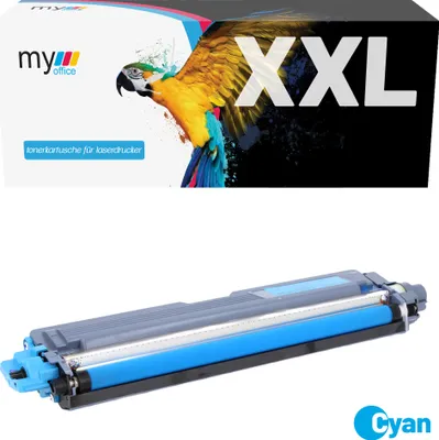 Produktbild von Toner "TN-245" My Office für Brother DCP 9015 CDW MFC-9340CDW HL-3140CW, Cyan