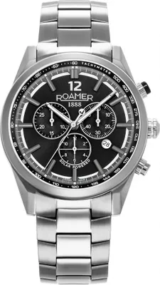 Produktbild von Herrenuhr ROAMER 973981 44 85 20 in Grau, sportlich aus Titan.