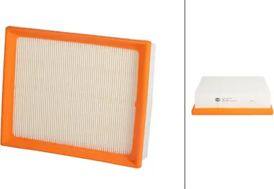 Produktbild von Luftfilter-Einsatz 234 x 190 mm HELLA passend für u.a. FIAT MULTIPLA