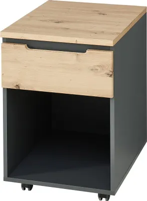 Obrázek produktu pro Furniture24 Rollcontainer Brego 16 Kancelářská skříň Kancelářský kontejner 45 x 66 x 55 cm