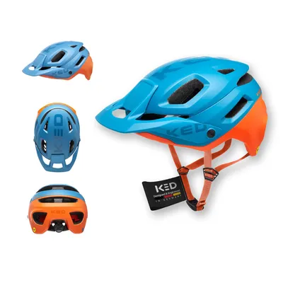 Produktbild von KED Pector ME-1 Mountainbike Helm: Mips Schutz, Fidlock Magnetverschluss, 14 Belüftungsöffnungen Farbe: petrol orange matt Größe: 58-61 (L)