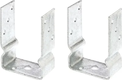 Immagine prodotto di Supporti per pali a U Alberts, 101x150 mm, zincati a caldo, da avvitare, profondità 60 mm