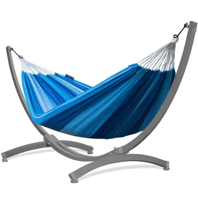 Immagine prodotto di Amaca Potenza con telaio Per due persone amaca 220x160 cm I Telaio 350 kg