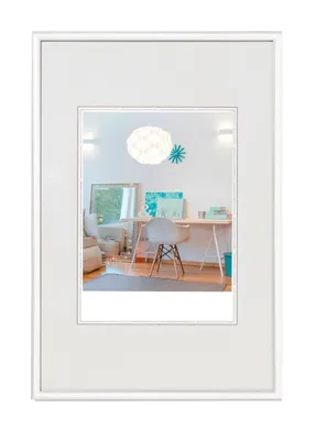 Produktbild von Walther New Lifestyle Kunststoffrahmen weiß 70x100 cm