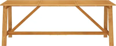 Obrázok produktu pre vidaXL Záhradný jedálenský stôl 206x100x74 cm z masívneho dreva akácie