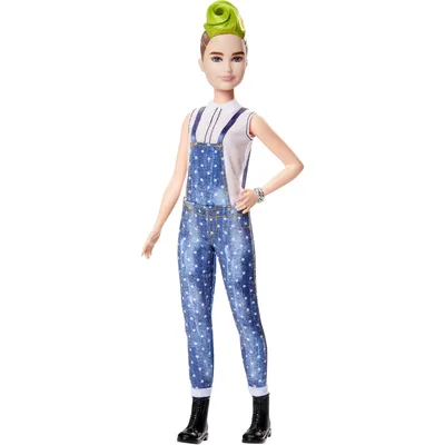 Produktbild von Barbie Fashionistas Puppe im Latzhosenoutfit