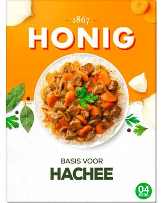 Produktbild von Honig Mix für Hachee 63g – Würzmischung für traditionellen Hachee, aromatisch