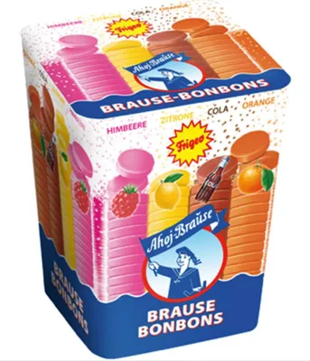 Produktbild von Ahoj Brause Bonbons mit herrlich prickelndem Fruchtgeschmack 125g