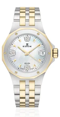 Image de Edox - 53100 357JM NADND - Montre Bracelet - Femmes - Quartz - Delfin Diver Diamonds