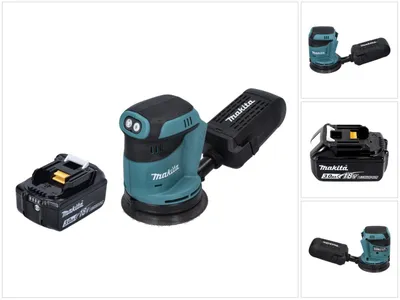 Obrázok produktu pre Akumulátorová orbitálna brúska Makita DBO 180 F1 18 V 125 mm + 1x akumulátor 3,0 Ah - bez nabíjačky