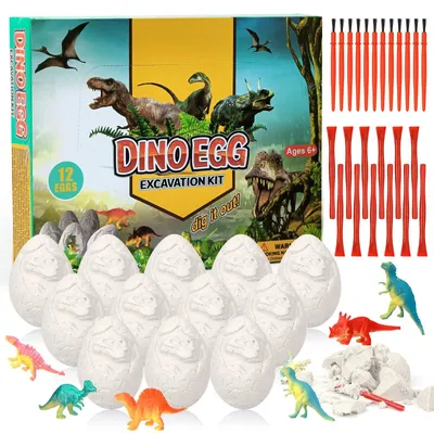 Obrázek produktu pro Sada pro archeologický výzkum dinosaurů s 12 dinosaurími vejci pro děti