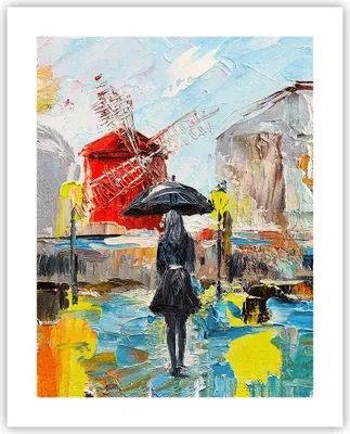 Produktbild von Poster - Poster ohne Rahmen - Frau Bild Öl - 40x50 cm - Wand Bild - Wanddeko - Wandbilder - Kunstposter - Wandposter - Bilder - Kunstdruck - Wanddekoration - Wandbild - P2XPA40x50-4974