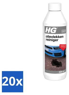 Produktbild von 20 x HG Olevlekkenreiniger – Entfernt Öl, Fett & Schmiere – 500 ml - Vorteilspackung - 20 Stücke