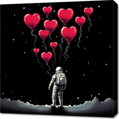 Produktbild von Bild 70x70cm Astronauten Eigene Zellen