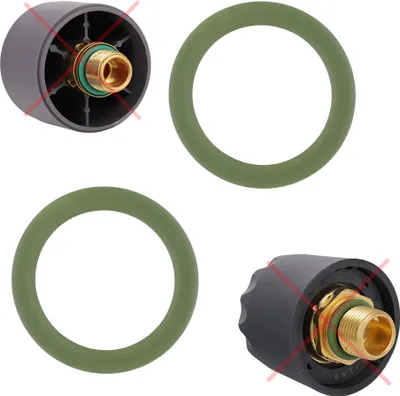 Produktbild von Snapworld-Kaffee 2x Dichtung O-Ring für Dampf Bügelstation Bügeleisen für Tankverschluss (D52) Durchmesser=16mm kompatibel mit Tefal Calor Rowenta Moulinex - wie CS-00098632 /  CS-00098730 - GM DG GV