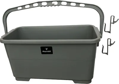 Produktbild von FenWi Profi-Wischeimer zur Fenster-Reinigung I 24L Rechteck-Eimer 50x24cm - für Fensterwischer 45/50 I großer Putzeimer oder Transporteimer