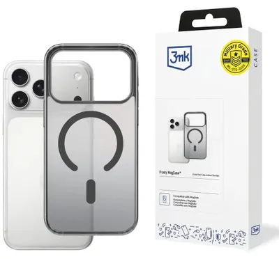 Zdjęcie produktu dla Apple Iphone 17 Pro Max - 3Mk Frosty Magcase Black