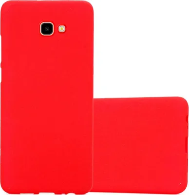 Produktbild von Cadorabo Schutzhülle für Samsung Galaxy J4 PLUS Hülle in Rot Handyhülle TPU Etui Cover Case