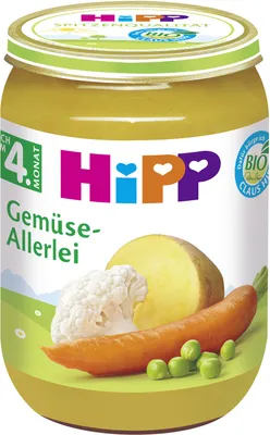 Produktbild von HIPP 4070 GEMUESE ALLERLEI, 190 g